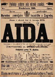Aida : velika opera u 4 čina / uglasbio G. Verdi