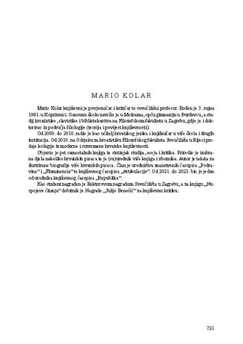 Mario Kolar
