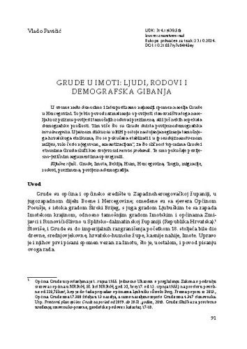 Grude u Imoti: ljudi, rodovi i demografska gibanja / Vlado Pavičić