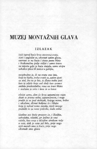 Muzej montažnih glava / Luko Paljetak