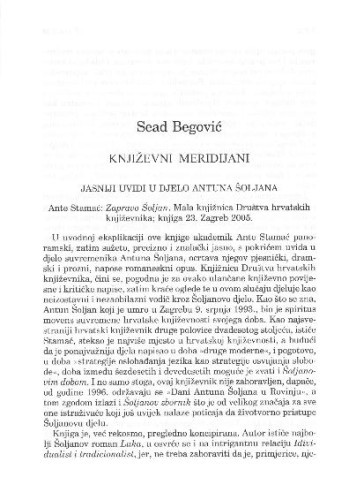 Književni meridijani / Sead Begović
