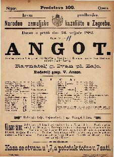 Angot : komična opera u 3 čina / uglasbio Charles Lecocq