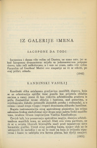 Iz galerije imena / M. Krleža