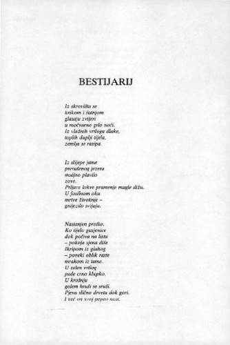 Bestijarij ; Gozba ; Lazaret / Sibila Petlevski