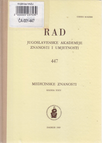 Knj. 24(1989)=knj. 447 / urednik Nenad Grčević