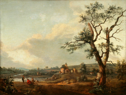 Krajolik s dvorcem, nakon 1780. (?)