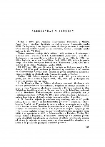 Aleksandar N. Frumkin