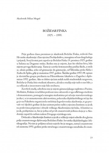 Riječ na ispraćaju