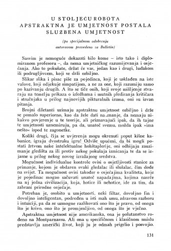 U stoljeću robota apstraktna je umjetnost postala službena umjetnost / Maurice de Vlaminck