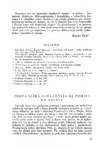 Jedna slika Giovannija de Pomisa na Trsatu / Zvonimir Wyroubal
