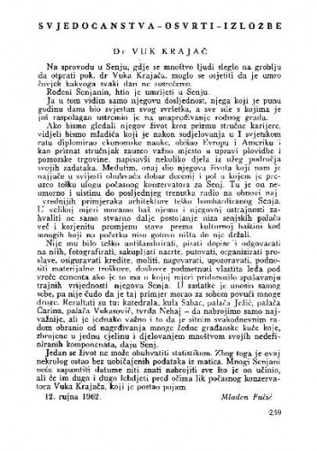 Dr Vuk Krajač / Mladen Fučić