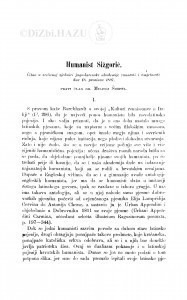 Humanist Šižgorić / M. Šrepel