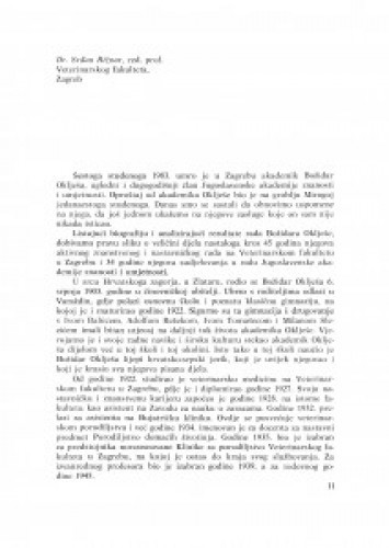 Komemoracija Božidaru Oklješi redovnom članu Jugoslavenske akademije znanosti i umjetnosti u Zagrebu : [govor] / S. Rižnar