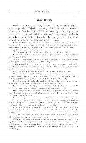 Frańo Dugan / D. Domjanić