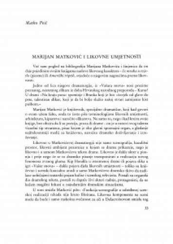 Marijan Matković i likovne umjetnosti