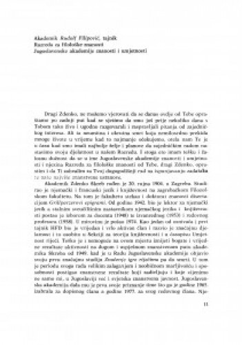Riječi [na ispraćaju na Mirogoju]