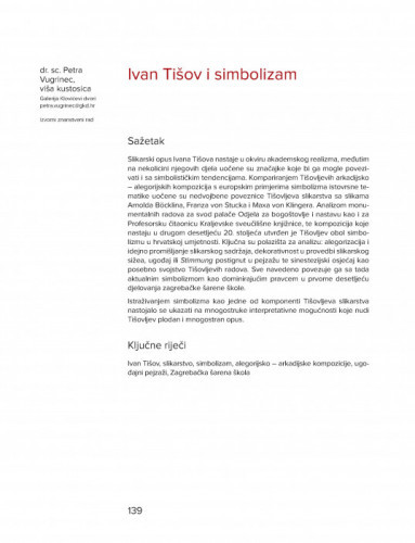 Ivan Tišov i simbolizam / Petra Vugrinec