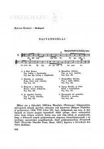 Dalvándorlás / Z. Kodály