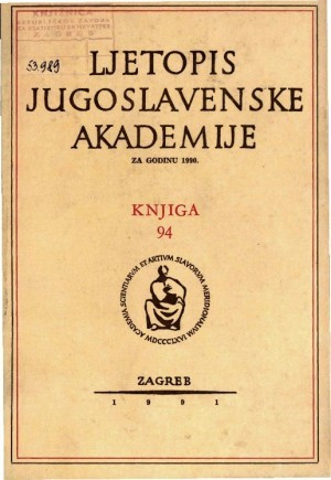 1990. Knj. 94 / urednik Hrvoje Požar