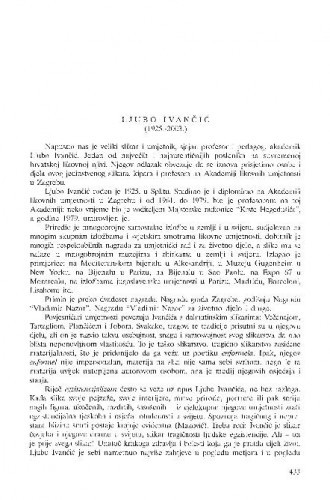 Ljubo Ivančić (1925.-2003.) : [in memoriam] / Đuro Seder