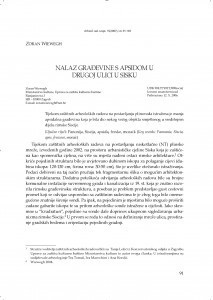 Nalaz građevine s apsidom u Drugoj ulici u Sisku / Zoran Wiewegh