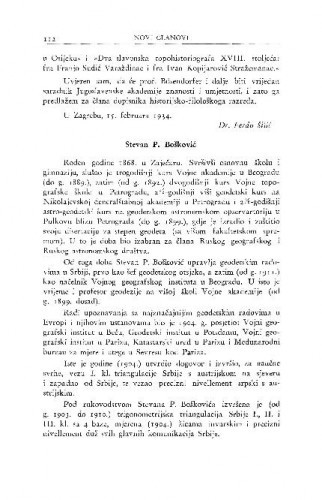 Stevan P. Bošković / A. Gavazzi