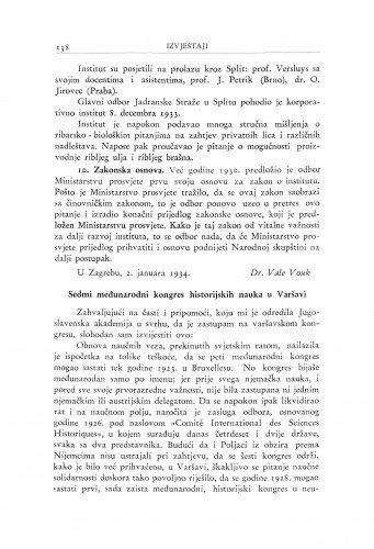 Sedmi međunarodni kongres historijskih nauka u Varšavi / Lj. Hauptmann