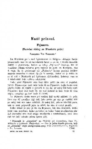 Frjanovo : (narodni običaji na Murskom polu) / V. Habjanić