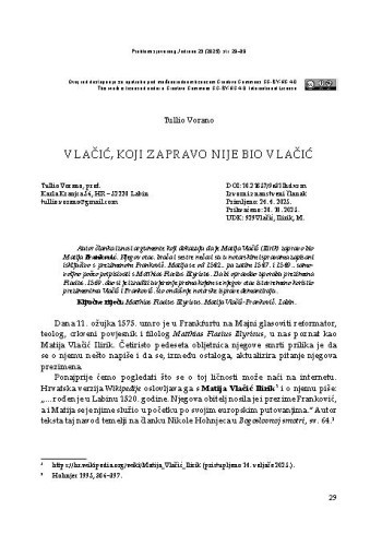 Vlačić, koji zapravo nije bio Vlačić / Tullio Vorano