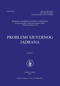 Sv. 21 (2023) / glavni i odgovorni urednik Miroslav Bertoša, Robert Matijašić