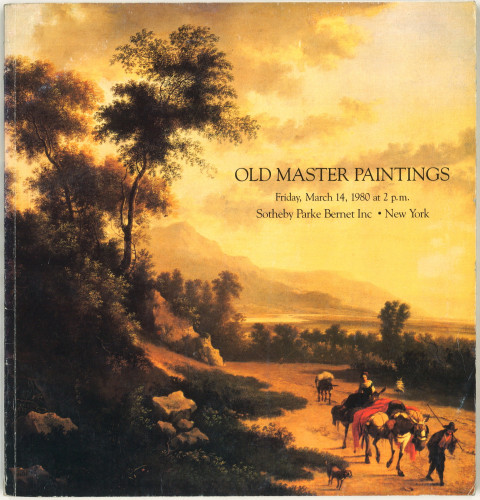Old master paintings : public auction, Friday, March 14, 1980 : property from the Estate of Dorothea E. Kaiser ... / Sotheby Parke Bernet Inc.