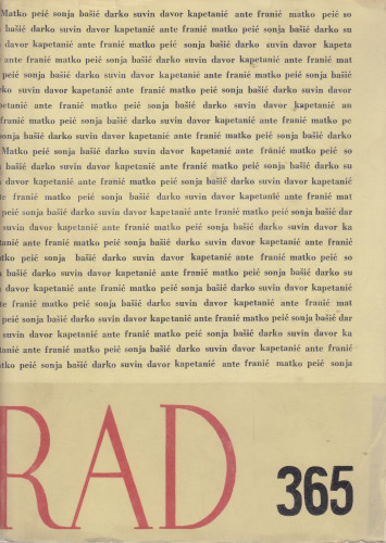 Knj. 15(1972)=knj. 365 / urednik Marijan Matković