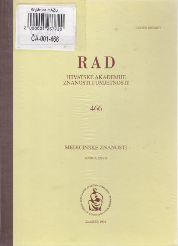Knj. 27(1994)=knj. 466 / urednici Dragan Dekaris, Drago Buneta