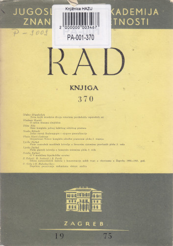 Knj. 14(1975)=knj. 370 / urednik Vladimir Matković