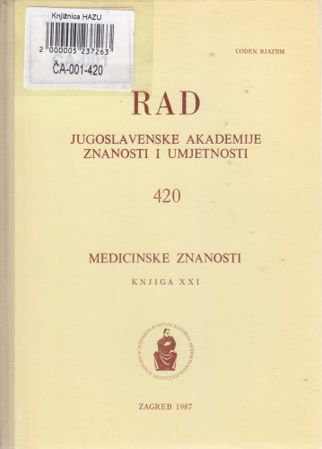Knj. 21(1987)=knj. 420 / urednik Nenad Grčević