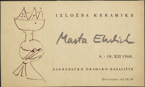 Izložba keramike - Marta Ehrlich