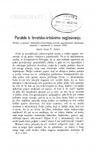 Paralele k hrvatsko-srbskomu naglasivanju / V. Jagić