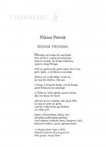 Sedam pjesama / Nikica Petrak