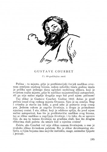 Gustave Courbet : uz 80-godišnjicu smrti / Matko Peić