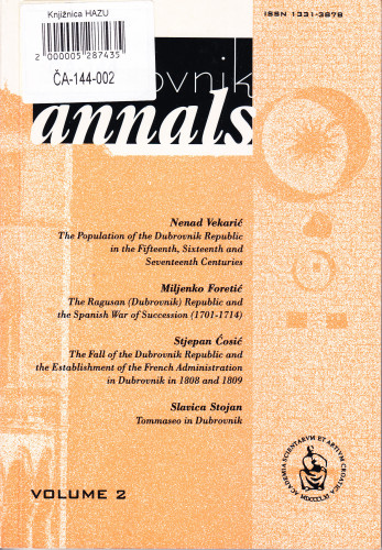Vol. 2 (1998) / editor in chief Vladimir Stipetić