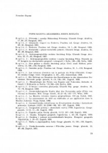 Popis radova akademika Josipa Roglića