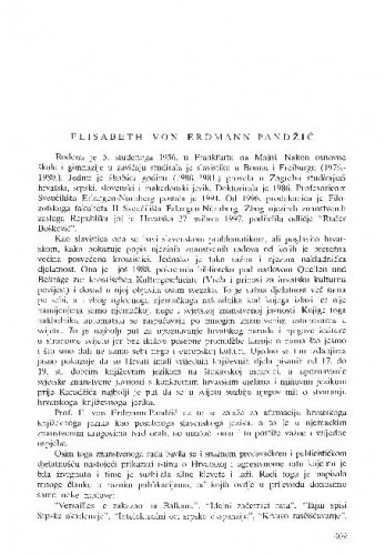 Elisabeth von Erdmann-Pandžić