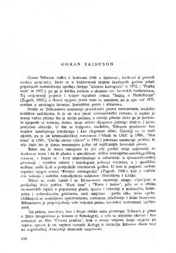 Goran Tribuson