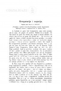 Komparacija i negacija / A. Musić