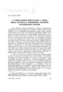 O cirkularnim krivuljama 4. reda roda nultoga s neizmjerno dalekom dvostrukom točkom / V. Niče
