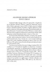 Akademik Smiljko Ašperger : život i djelo : (govor na komemoraciji u palači Akademije 5. svibnja 2015.) / Leo Klasinc
