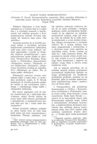 Izazov našoj komparatistici : [prikaz] / Marija Housu