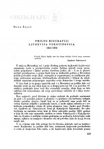 Prilog biografiji Ljudevita Vukotinovića : 1813-1893. / O. Šojat