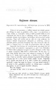 Spomenik narodnoga običajnoga prava iz XVI. vijeka : [književna obznana] / V. Bogišić