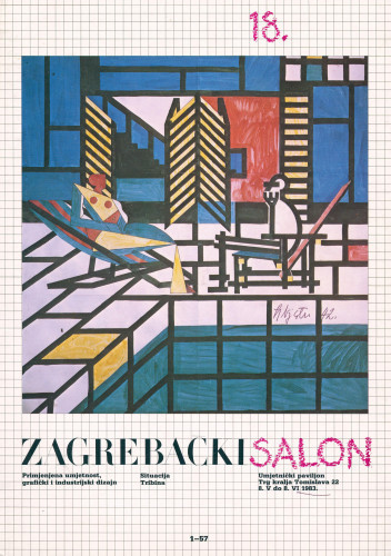 18. zagrebački salon : Primijenjena umjetnost, grafički i industrijski dizajn : Situacija : Tribina : Prijedlog